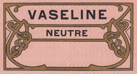 Vaseline Vintage Label Apothecary