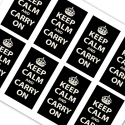 Black Keep Calm and Carry On